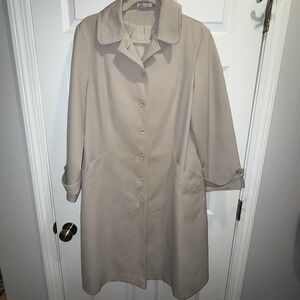 Forecaster of Boston Trench Coat‎ 15/16 Vintage Hong Kong Mid calf Length Tan